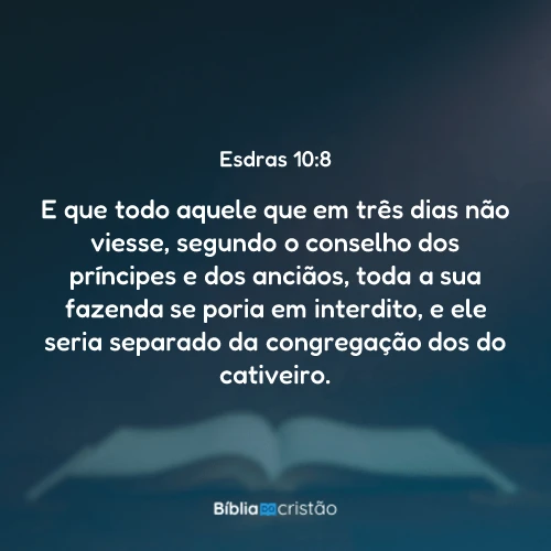 Esdras 10:8