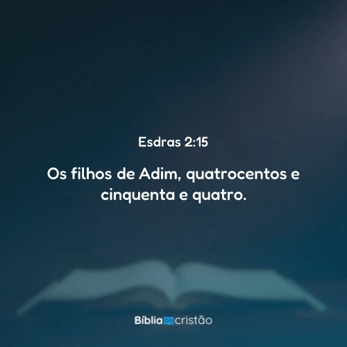 Esdras 2:15