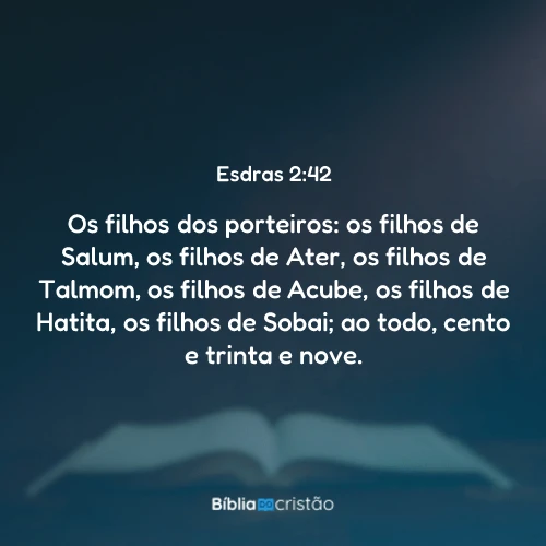 Esdras 2:42