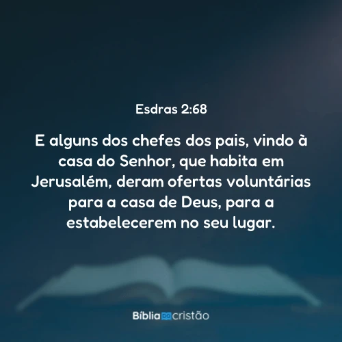 Esdras 2:68