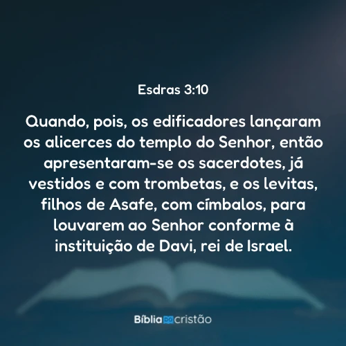 Esdras 3:10