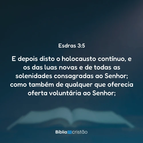 Esdras 3:5