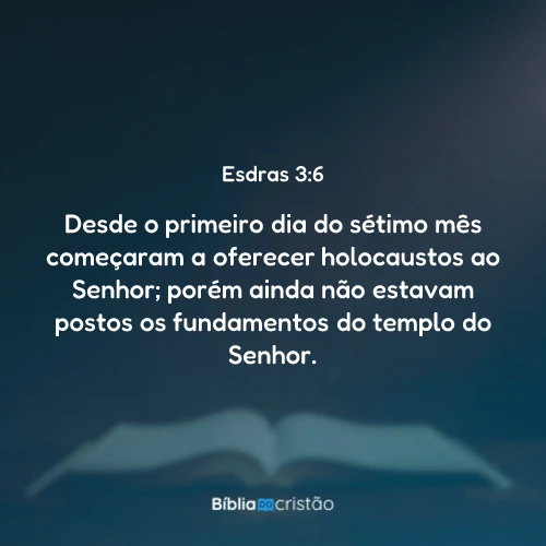 Esdras 3:6