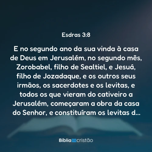 Esdras 3:8