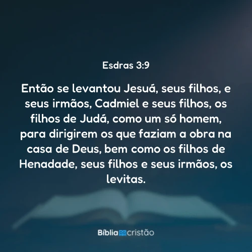 Esdras 3:9