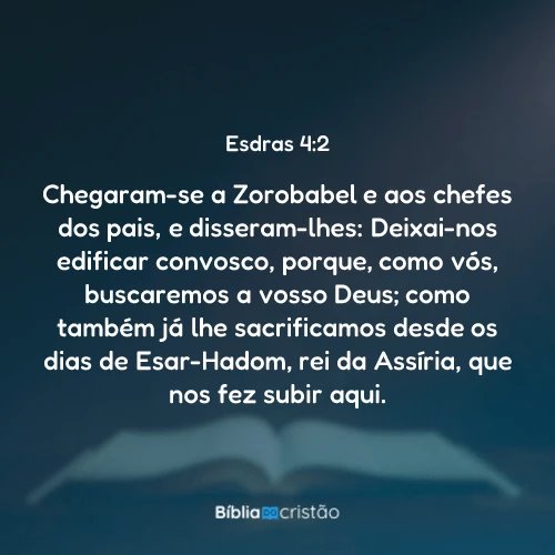 Esdras 4:2