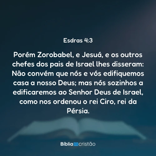 Esdras 4:3