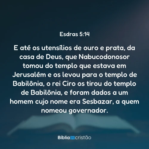 Esdras 5:14