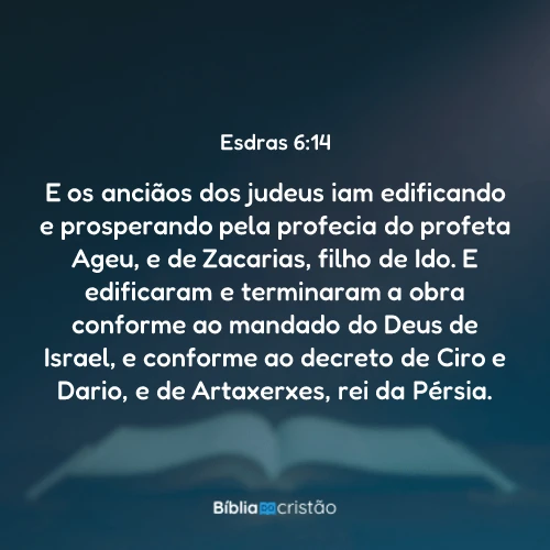 Esdras 6:14