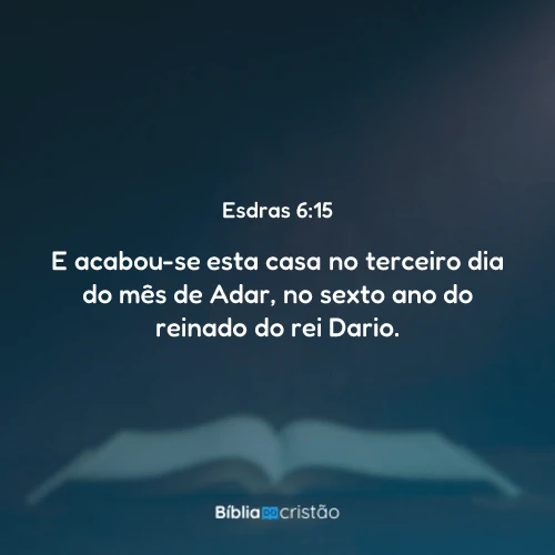 Esdras 6:15