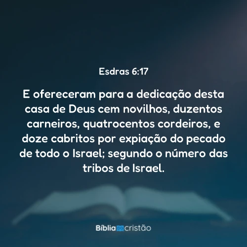 Esdras 6:17