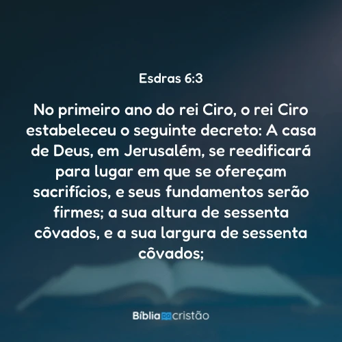 Esdras 6:3
