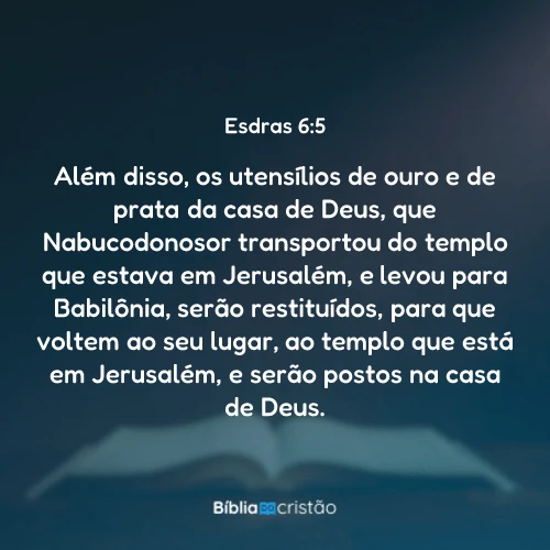 Esdras 6:5