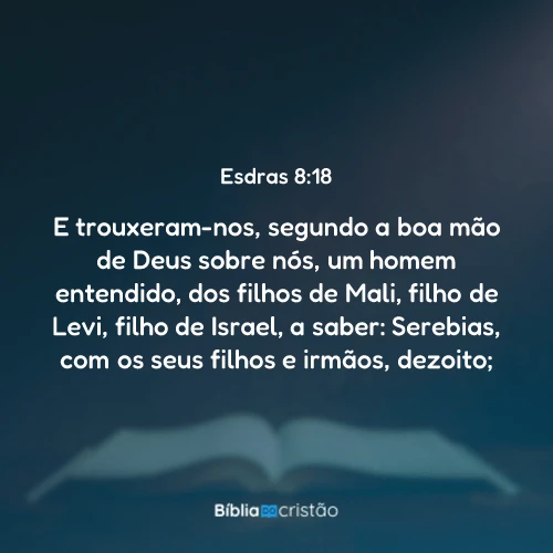 Esdras 8:18