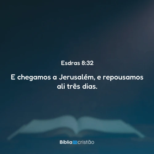Esdras 8:32