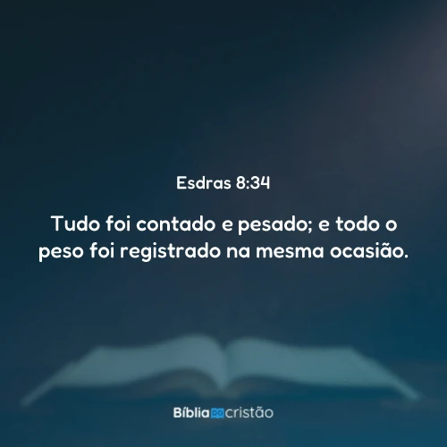 Esdras 8:34