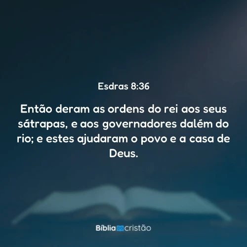 Esdras 8:36
