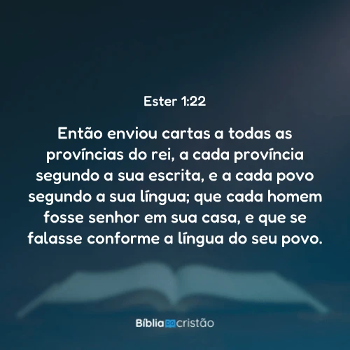 Ester 1:22