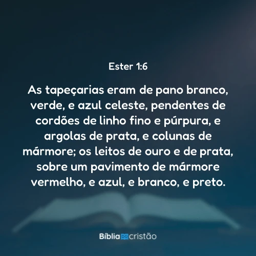 Ester 1:6