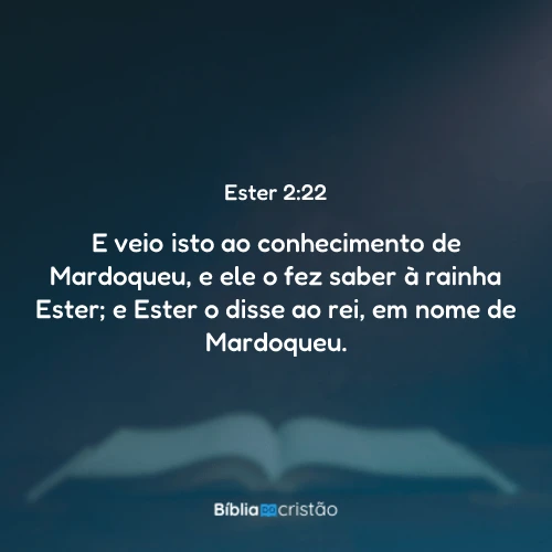 Ester 2:22