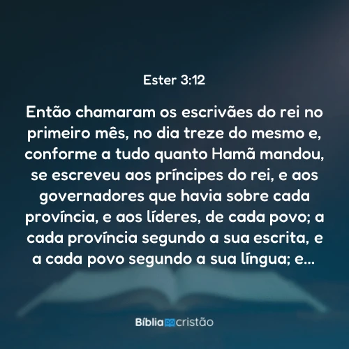Ester 3:12