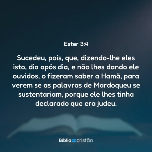 Ester 3:4