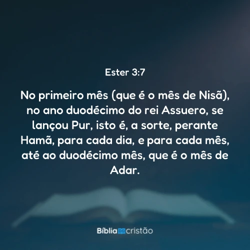 Ester 3:7
