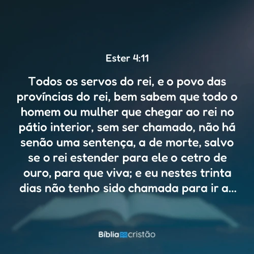 Ester 4:11