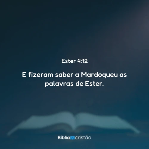 Ester 4:12