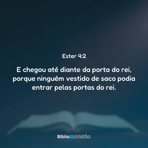 Ester 4:2