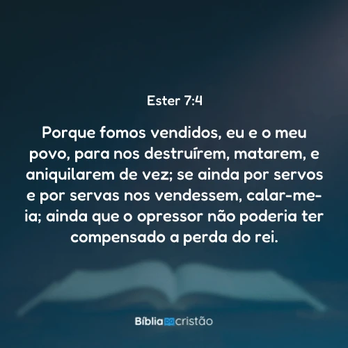 Ester 7:4