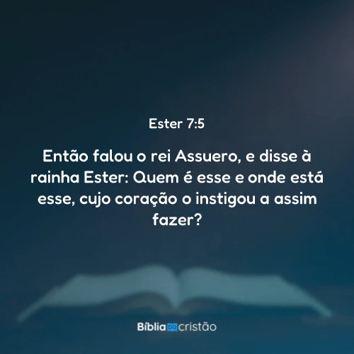 Ester 7:5