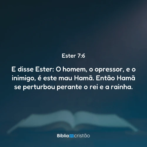 Ester 7:6