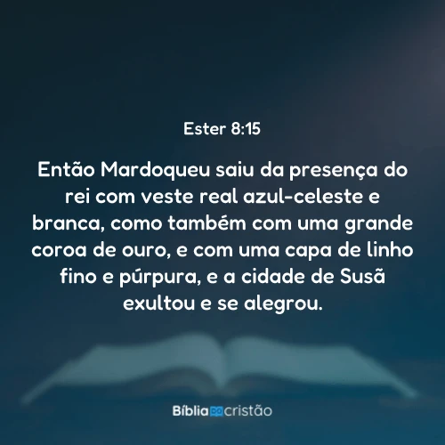 Ester 8:15