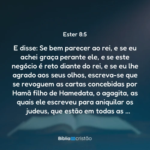 Ester 8:5