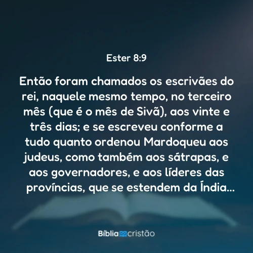 Ester 8:9