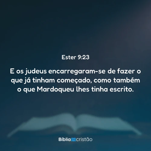 Ester 9:23