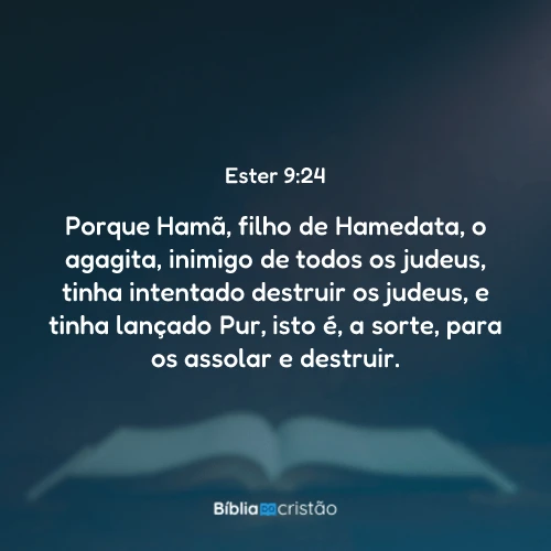 Ester 9:24