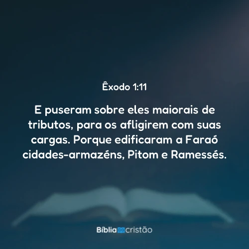 Êxodo 1:11