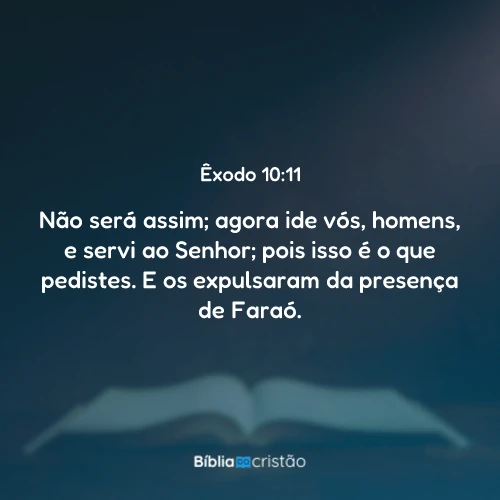 Êxodo 10:11