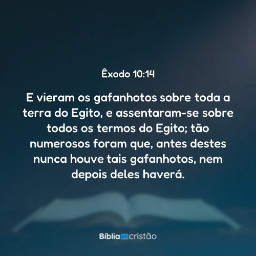 Êxodo 10:14