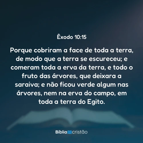Êxodo 10:15