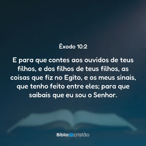 Êxodo 10:2