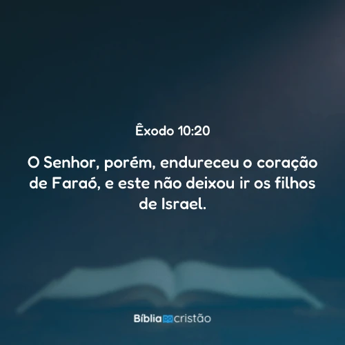Êxodo 10:20