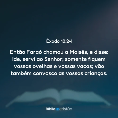 Êxodo 10:24