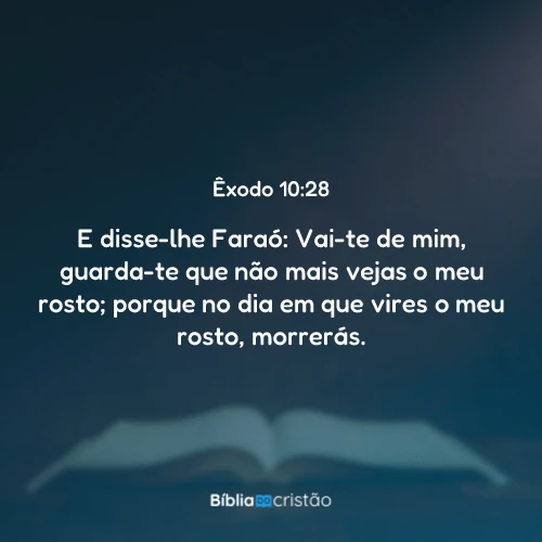 Êxodo 10:28