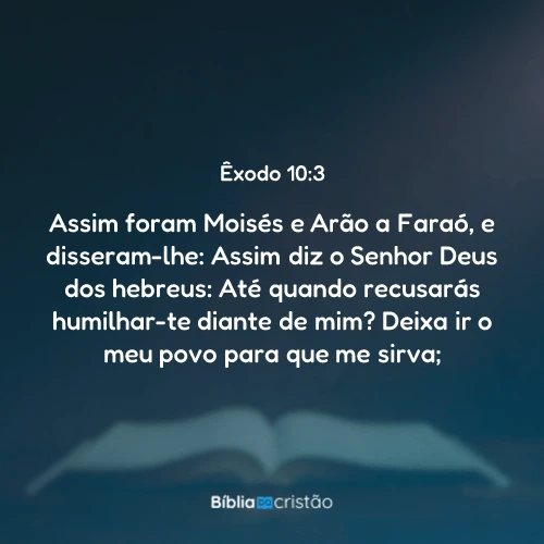 Êxodo 10:3