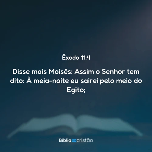 Êxodo 11:4