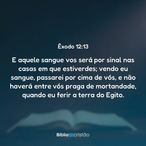 Êxodo 12:13