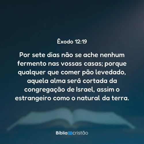 Êxodo 12:19